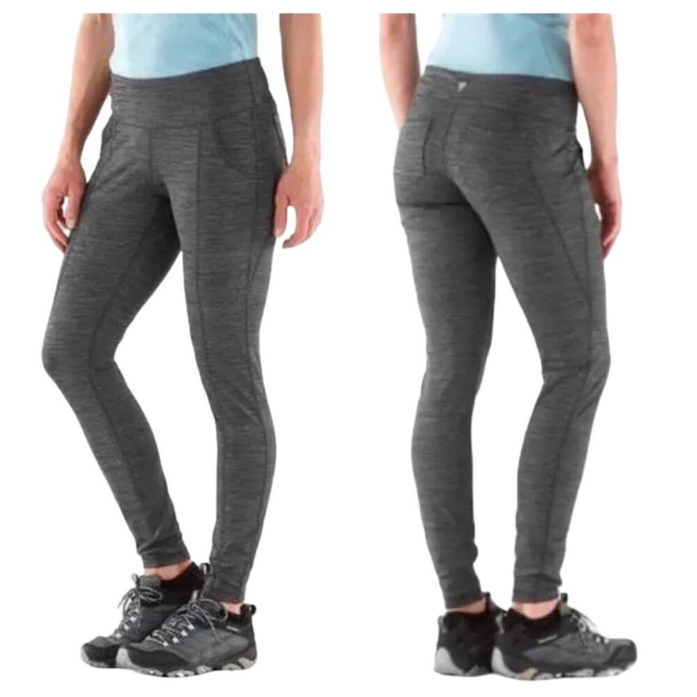 NWT KUHL W's Skulpt Skinny Stretch Pant in Heathered Charcoal SMALL UPF50 Hiking